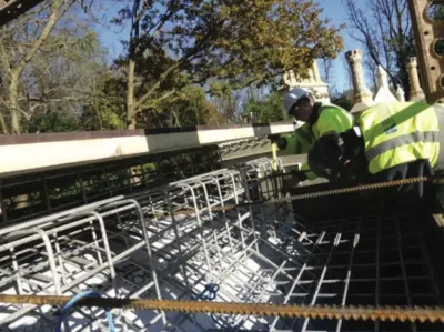 Realtime work on the super structure at higate cemetery
